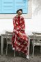 Red Leaf Maxi Dress by WLS